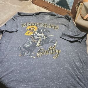 Mustang Sally Graphic Women's Tee - Charcoal